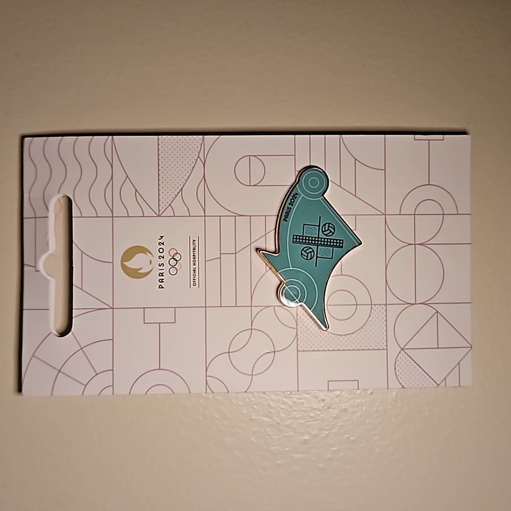 Paris 2024 Beach Volleyball Souvenir Pin